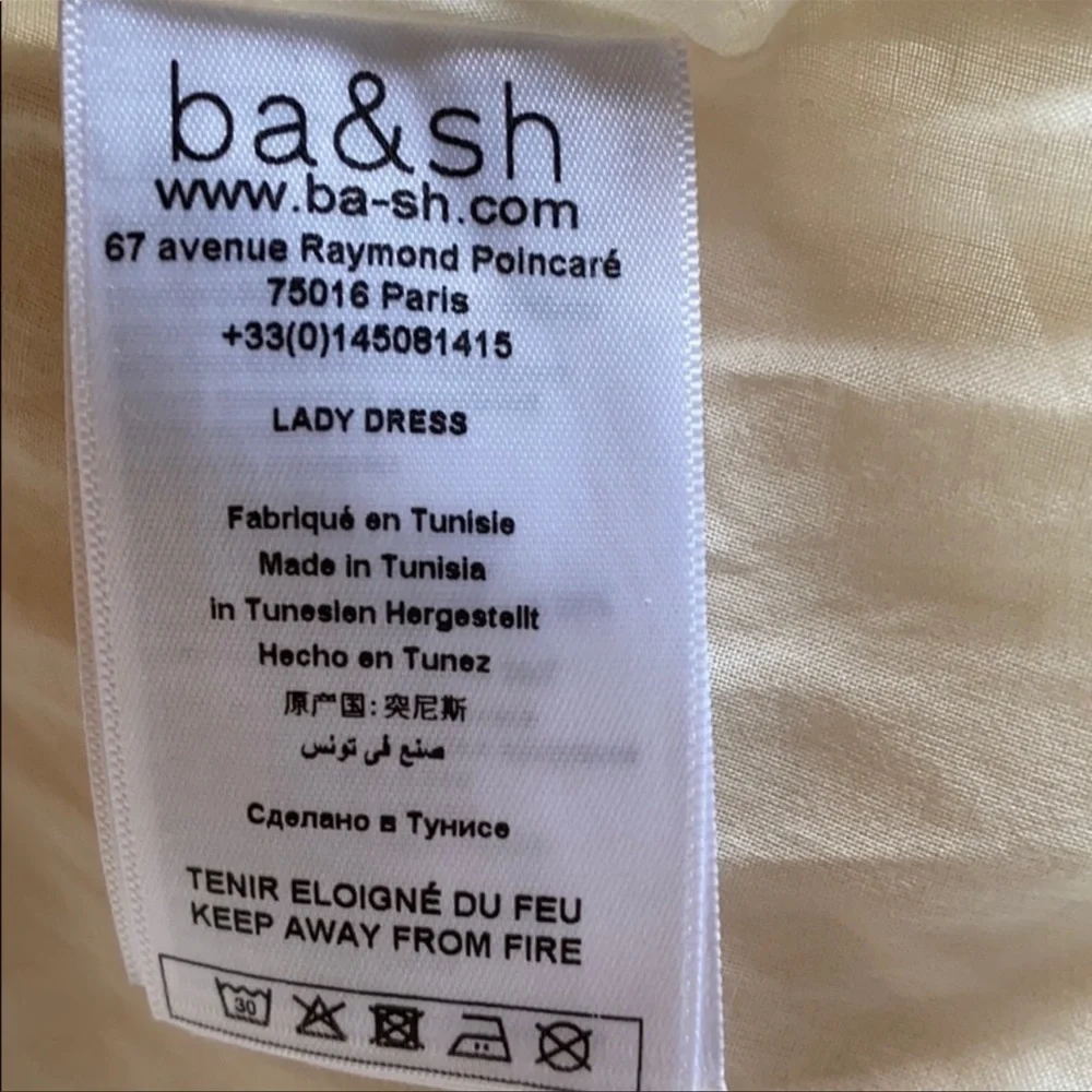 NWT ba&sh Astrid Dress with Pockets